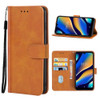 Leather Phone Case For Wiko View Lite(Brown)