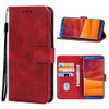 Leather Phone Case For Lenovo K5(Red)
