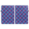 For Amazon Kindle Fire HD8 Color Weave Leather Tablet Case with Holder(Blue)
