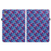 For Lenovo Tab P11 TB-J606F Color Weave Leather Tablet Case with Holder(Blue)