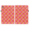 For Lenovo Tab P11 TB-J606F Color Weave Leather Tablet Case with Holder(Rose Red)
