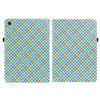 For Lenovo M10 Plus 10.3 inch TB-X606F Color Weave Leather Tablet Case with Holder(Rainbow)