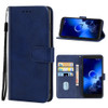 Leather Phone Case For Alcatel 1C(Blue)