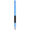 3 in 1 Universal Silicone Disc Nib Stylus Pen with Mobile Phone Writing Pen & Common Writing Pen Function (Blue)