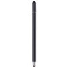 361 2 in 1 Universal Silicone Disc Nib Stylus Pen with Mobile Phone Writing Pen & Magnetic Cap(Black)