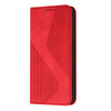 For OnePlus Nord 20 5G Skin Feel Magnetic S-type Leather Phone Case(Red)