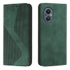 For OnePlus Nord 20 5G Skin Feel Magnetic S-type Leather Phone Case(Green)