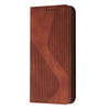 For Nokia G10 / G20 / G30 Skin Feel Magnetic S-type Leather Phone Case(Brown)