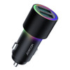 JOYROOM JR-CL10 4.8A Dual USB Car Charger(Black)