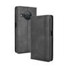 For Nokia X100 / X10 / X20 Magnetic Buckle Retro Texture Leather Phone Case(Black)