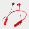 JG4 Flashing LED Neck-mounted Stereo Bluetooth Wireless Earphone(Red)