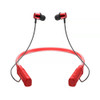 JG4 Flashing LED Neck-mounted Stereo Bluetooth Wireless Earphone(Red)