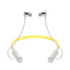 JG4 Flashing LED Neck-mounted Stereo Bluetooth Wireless Earphone(White)