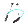 JG4 Flashing LED Neck-mounted Stereo Bluetooth Wireless Earphone(Black)