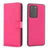 For Samsung Galaxy S20 Ultra Cross Texture Detachable Leather Phone Case(Rose Red)