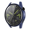 For Huawei Watch GT 3 42mm ENKAY Matte PC Frame + Tempered Glass Protector Case(Dark Blue)