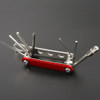 Bicycle 12 In 1 Portable Repair Tool(Red)