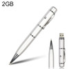 3 in 1 Laser Pen Style USB Flash Disk, Silver (2GB)(Silver)