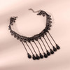 Fringe Lace Gothic Lolita Vintage Necklace,Style: 1557