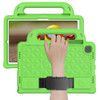 For Galaxy Tab A8 10.5(2021) X200/X205 Diamond  EVA Shockproof Case with Holder & Strap(Green)