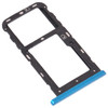 SIM Card Tray + SIM Card Tray / Micro SD Card Tray for ZTE Blade V10 Vita (Blue)