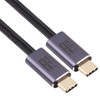 20Gbps USB 4 USB-C / Type-C Male to USB-C / Type-C Male Braided Data Cable, Cable Length:0.5m(Black)