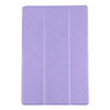 For Samsung Galaxy Tab A8 10.5 2021 X200 / X205 Silk Texture 3-fold Leather Tablet Case(Purple)