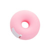 Cute Heart Shape Plastic Tape Dispenser Creative Donut Decorative Tape Cutter Kids Office School Supplies(Pink Donut)