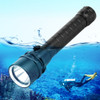 PULUZ 3800LM Aluminum Alloy 50m Depth Diving LED Flashlight Cold White Light Torch Light