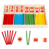 Intelligence Kids Toys Wooden Digit Mathematical Sticks