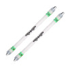 2 PCS Visual Spinning Pen Drop Resistant No Refill Rotary Pen Special(A7 Green)