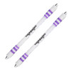 2 PCS Visual Spinning Pen Drop Resistant No Refill Rotary Pen Special(A5 Purple)