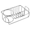 Sink Stainless Steel Drain Rack Wall-mounted Sponge Rag Soap Rack