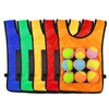 Children Dodgeball Vest For Parent-child Outdoor Games With 5 Balls, Specification: Small (Orange)