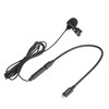 BOYA BY-M2 8 Pin Interface Omnidirectional Lavalier Microphone(Black)