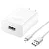 Original Honor AP404 USB Super Fast Charge Charger (Max 22.5W SE) with 1m 3A USB to USB-C / Type-C Data Cable, US Plug(White)