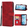 Leather Phone Case For UMIDIGI Bison X10G(Red)