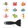 PEVA Non-slip Sticker Bathroom Bathtub Cartoon Non-slip Sticker, Model: 9 Sea Creatures