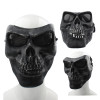 High Intensity Terrifying Evil Facepiece Skeleton Anti BB Bomb Face Mask with Elastic Bands(Black)