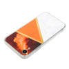 Stitching Marble TPU Phone Case For iPhone XR(Orange)