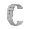 For Garminforerunner 245 Music Small Lattice Silicone Sports Strap(Gray)