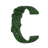 For Garminforerunner 245 Music Small Lattice Silicone Sports Strap(Amy Green)