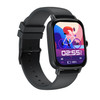 AW18 1.69inch Color Screen Smart Watch, Support Bluetooth Call / Heart Rate Monitoring(Black)