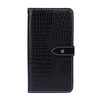 For Blackview A70 Pro idewei Crocodile Texture Leather Phone Case(Black)