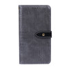 For Blackview A70 Pro idewei Crocodile Texture Leather Phone Case(Grey)