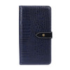 For Blackview A70 Pro idewei Crocodile Texture Leather Phone Case(Dark Blue)