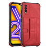 For vivo Y20/Y20i/Y20s/Y12s/Y20 2021/iQOO U1x Dream Holder Card Bag Shockproof Phone Case(Red)