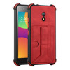 For Itel A16 Dream Holder Card Bag Shockproof Phone Case(Red)