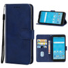 For Wiko View3 Lite Leather Phone Case(Blue)