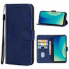 For ZTE Blade A52 Leather Phone Case(Blue)